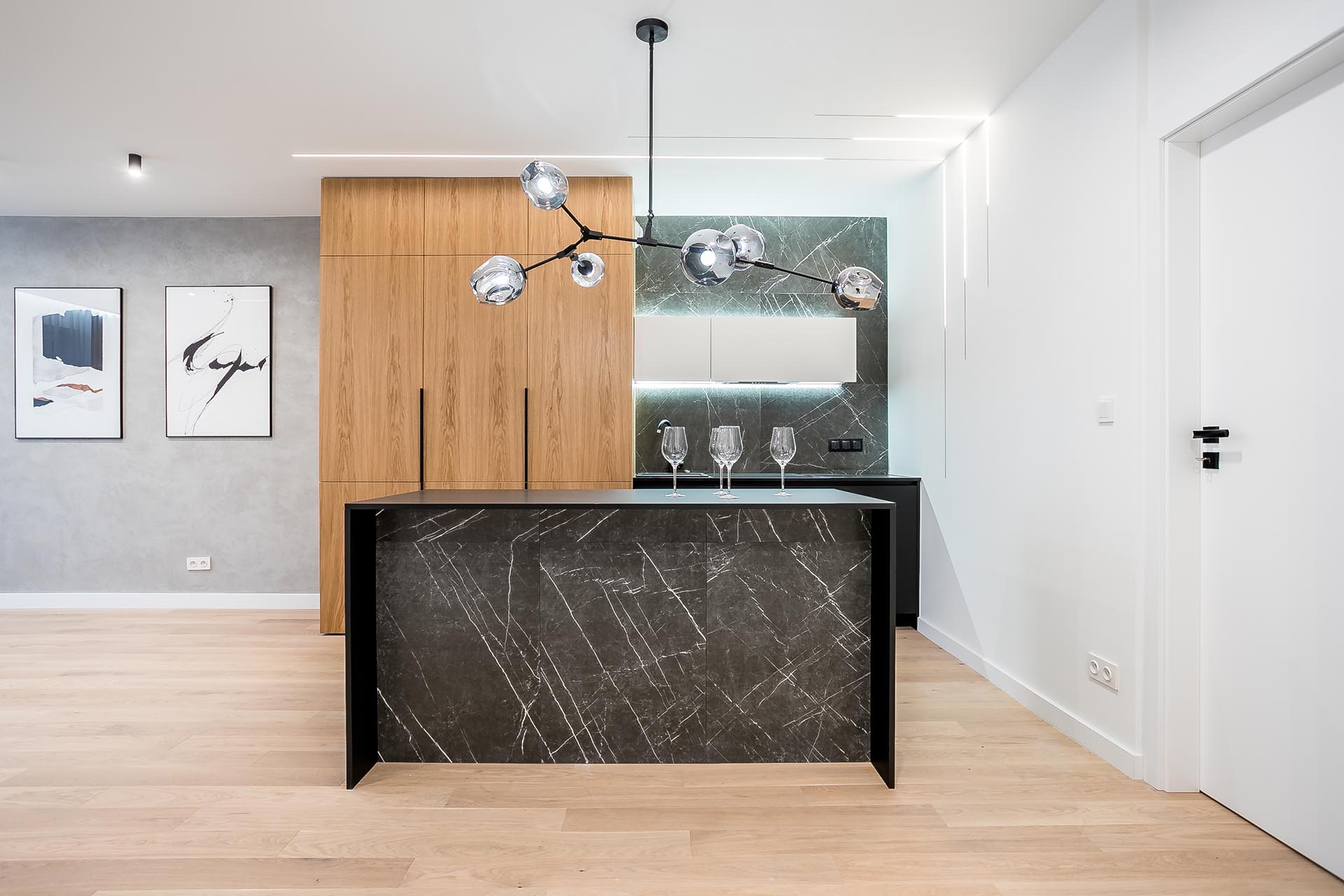 Aranżacja salonu w mieszkaniu na Mokotowie w Warszawie Aranżacja salonu w mieszkaniu na Mokotowie w Warszawie